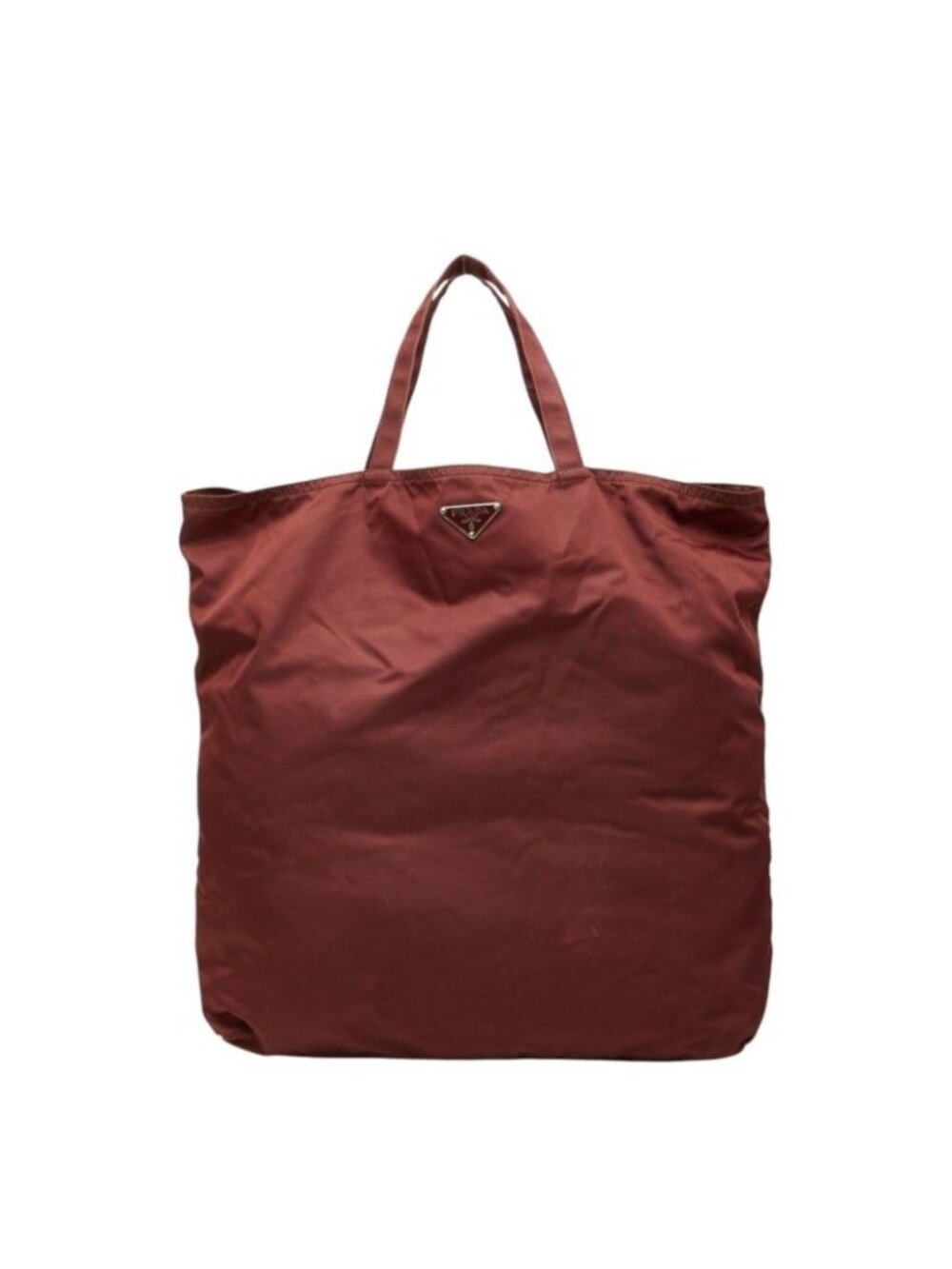 Prada Tessuto Robot Tote Bordeaux Nylon